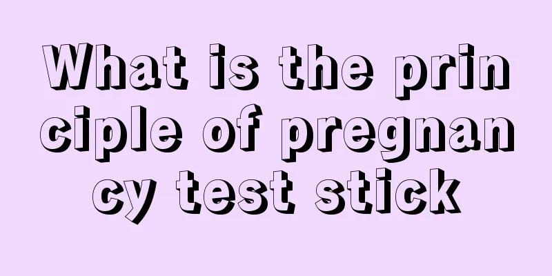 What is the principle of pregnancy test stick