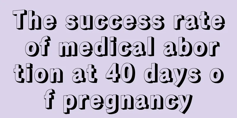 The success rate of medical abortion at 40 days of pregnancy