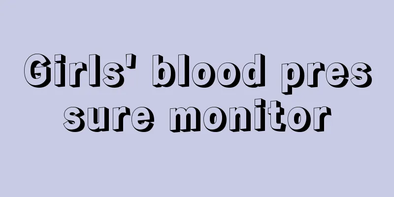 Girls' blood pressure monitor