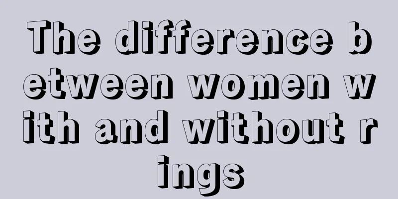 The difference between women with and without rings