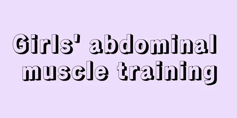 Girls' abdominal muscle training