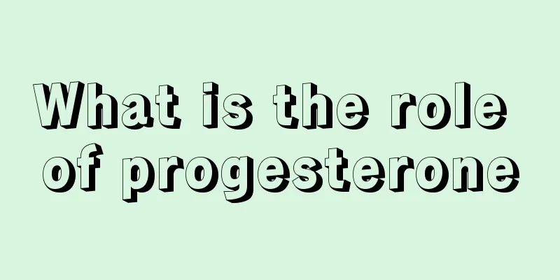 What is the role of progesterone