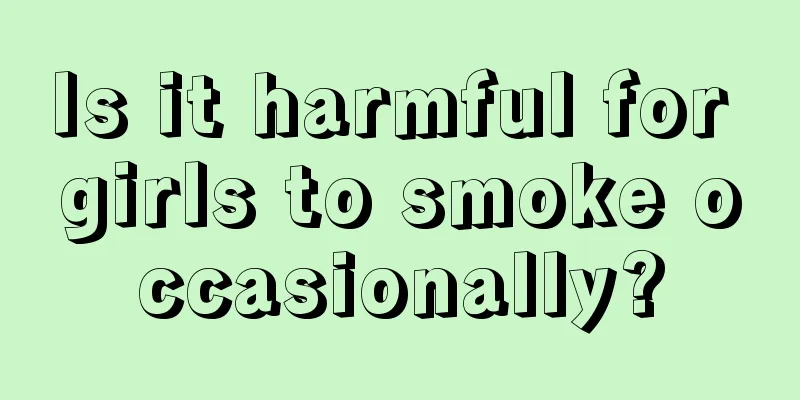 Is it harmful for girls to smoke occasionally?