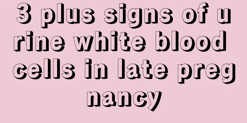 3 plus signs of urine white blood cells in late pregnancy