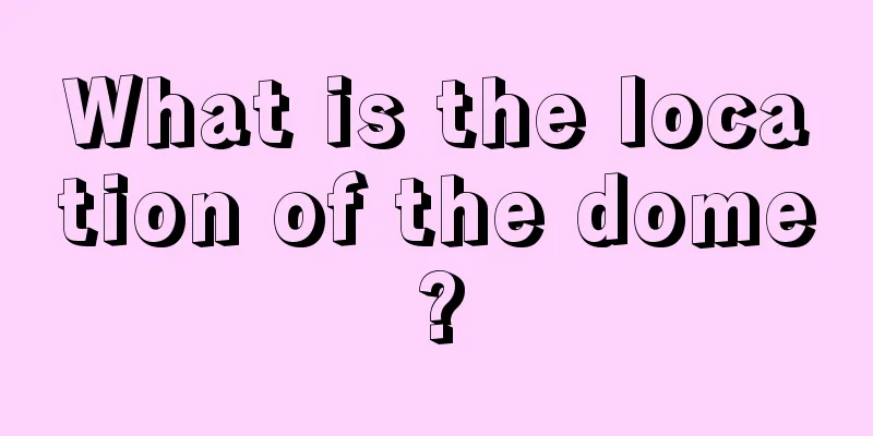 What is the location of the dome?