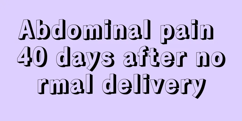 Abdominal pain 40 days after normal delivery