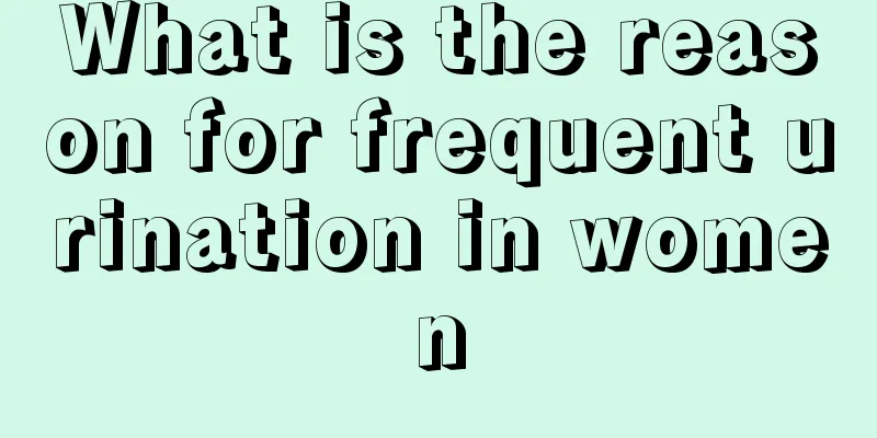 What is the reason for frequent urination in women