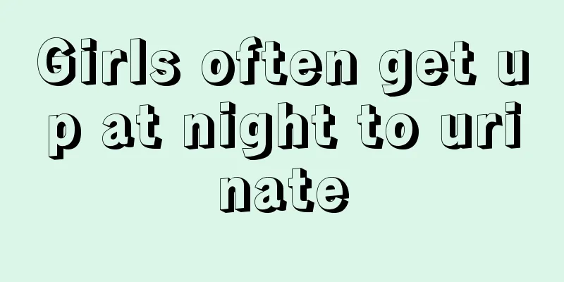 Girls often get up at night to urinate