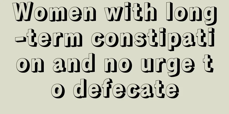 Women with long-term constipation and no urge to defecate