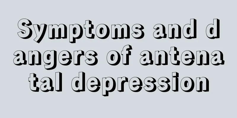 Symptoms and dangers of antenatal depression