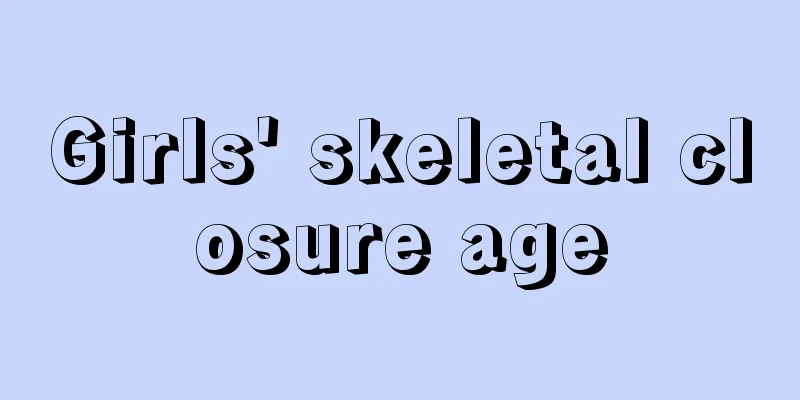 Girls' skeletal closure age