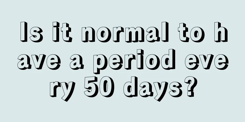 Is it normal to have a period every 50 days?