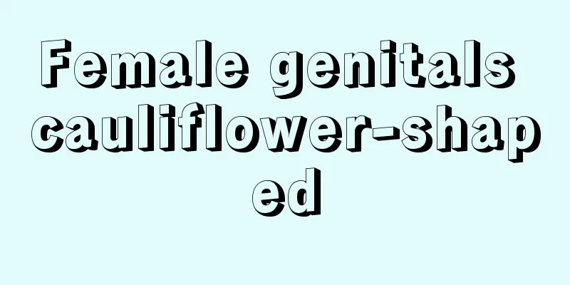 Female genitals cauliflower-shaped