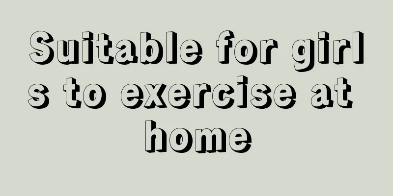 Suitable for girls to exercise at home