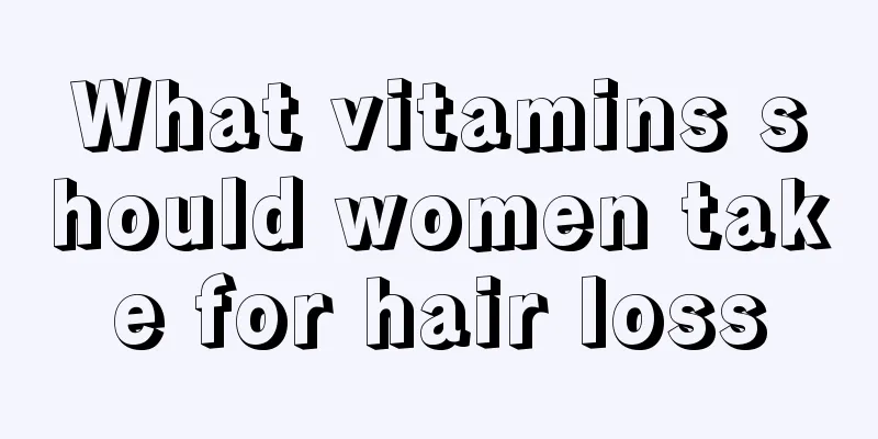 What vitamins should women take for hair loss