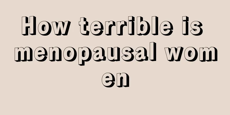 How terrible is menopausal women