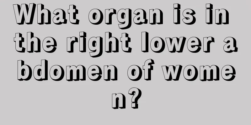 What organ is in the right lower abdomen of women?