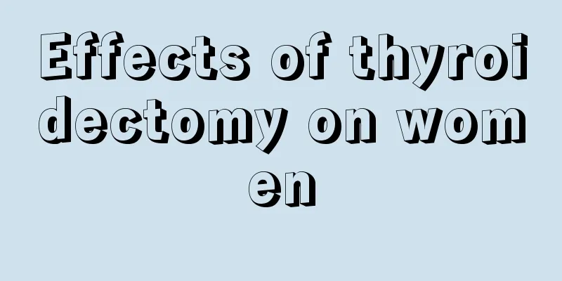 Effects of thyroidectomy on women