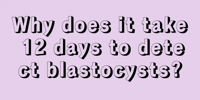 Why does it take 12 days to detect blastocysts?