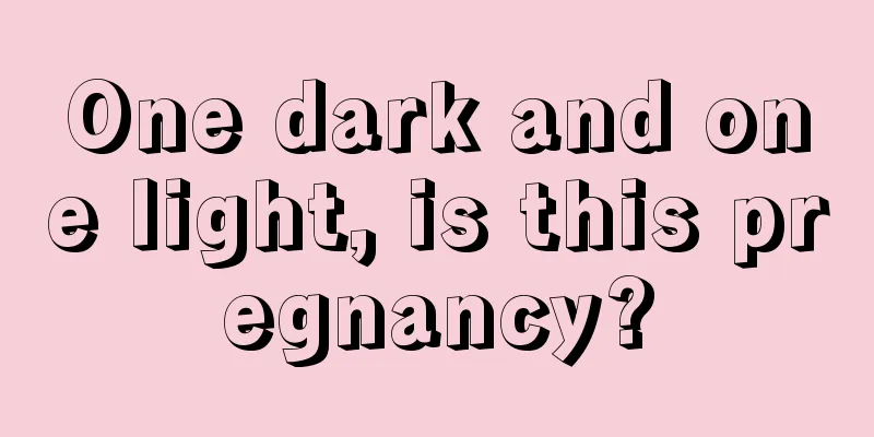 One dark and one light, is this pregnancy?