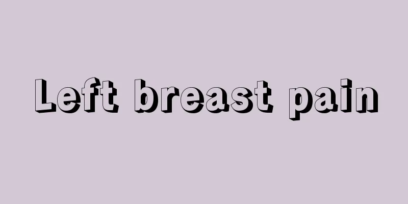 Left breast pain