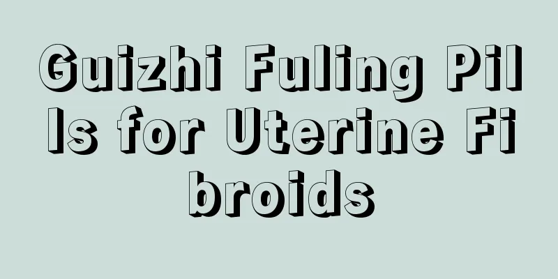 Guizhi Fuling Pills for Uterine Fibroids