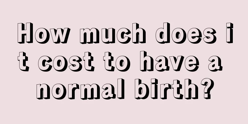 How much does it cost to have a normal birth?