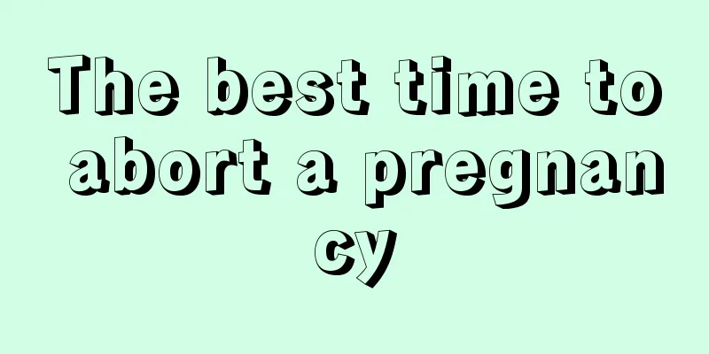 The best time to abort a pregnancy