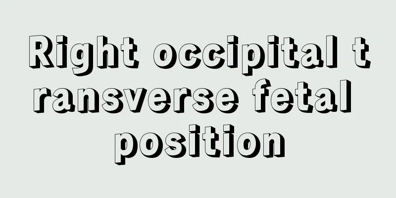 Right occipital transverse fetal position