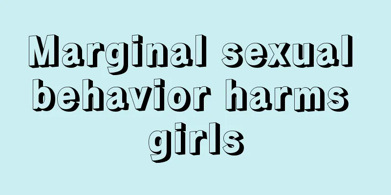 Marginal sexual behavior harms girls