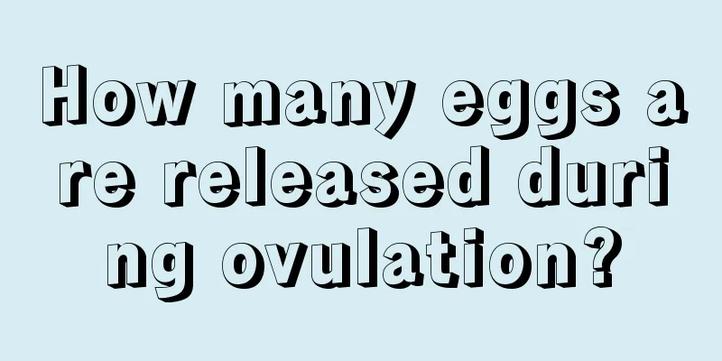 How many eggs are released during ovulation?