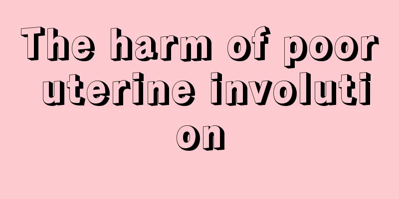 The harm of poor uterine involution