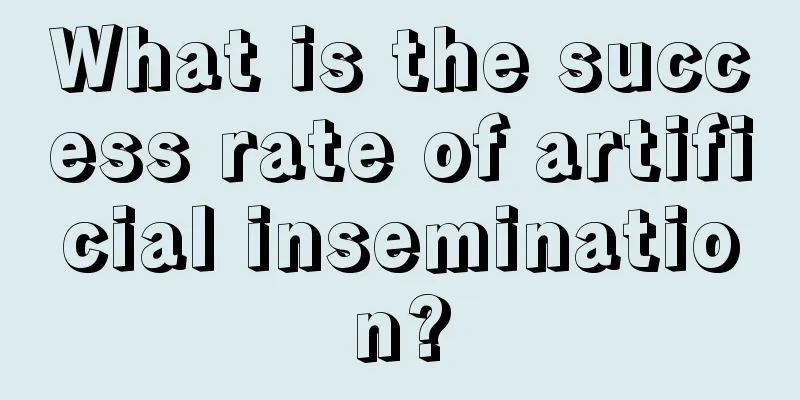 What is the success rate of artificial insemination?