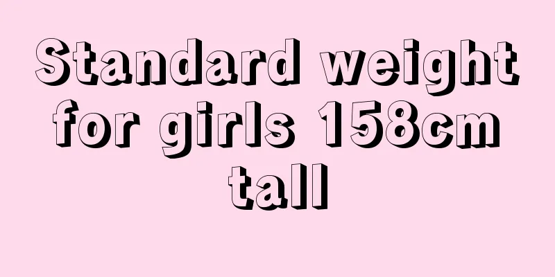 Standard weight for girls 158cm tall