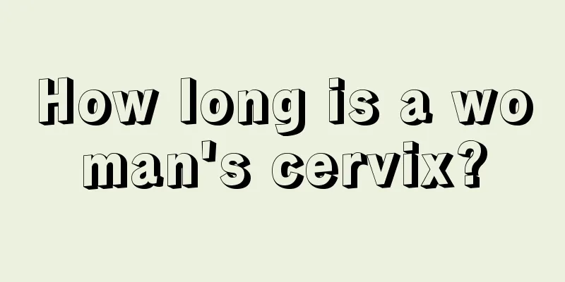 How long is a woman's cervix?