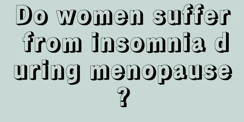 Do women suffer from insomnia during menopause?