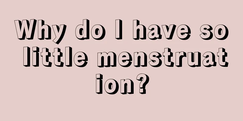 Why do I have so little menstruation?