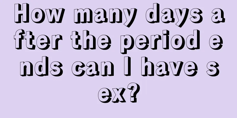 How many days after the period ends can I have sex?