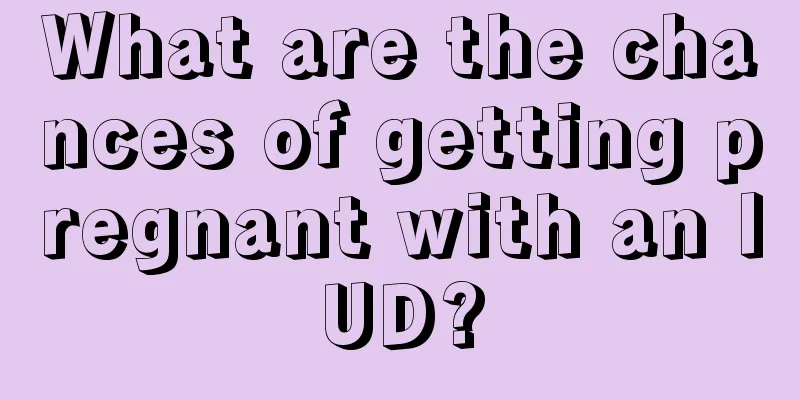 What are the chances of getting pregnant with an IUD?