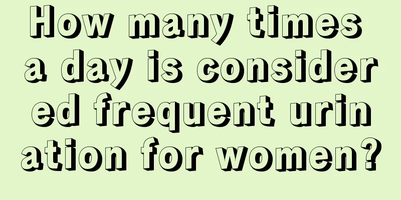 How many times a day is considered frequent urination for women?