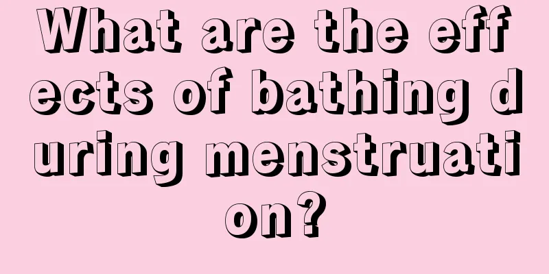 What are the effects of bathing during menstruation?