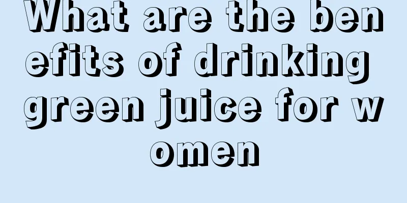 What are the benefits of drinking green juice for women