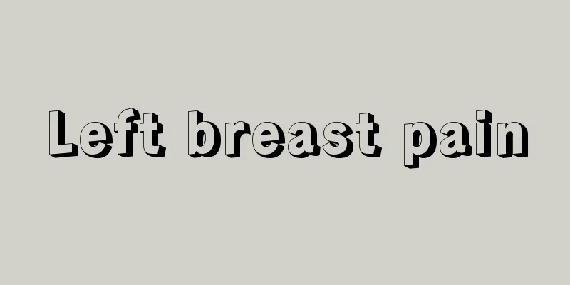 Left breast pain