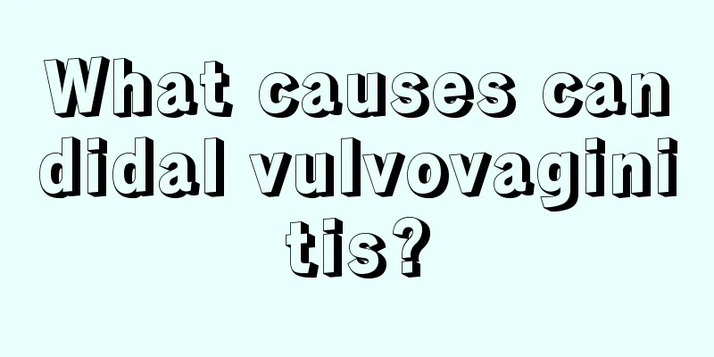 What causes candidal vulvovaginitis?