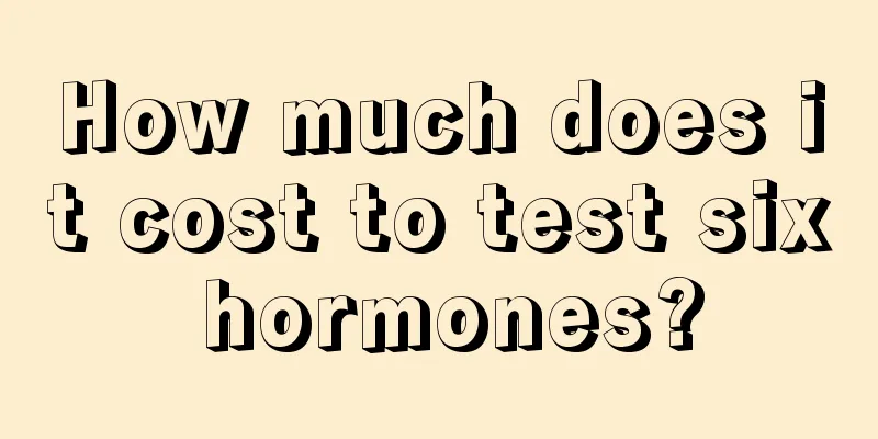 How much does it cost to test six hormones?