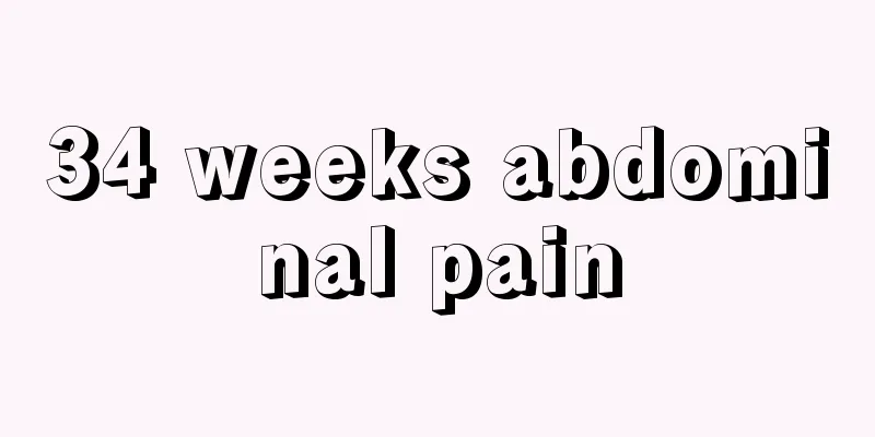 34 weeks abdominal pain