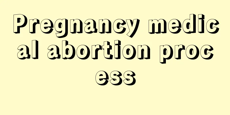 Pregnancy medical abortion process