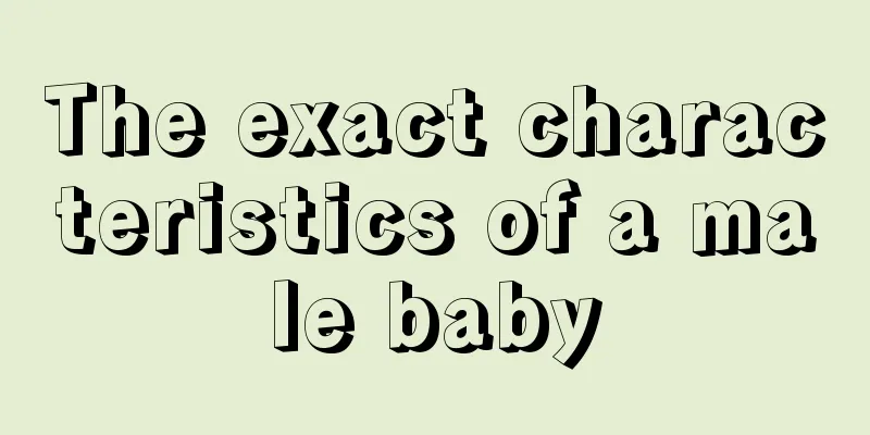 The exact characteristics of a male baby