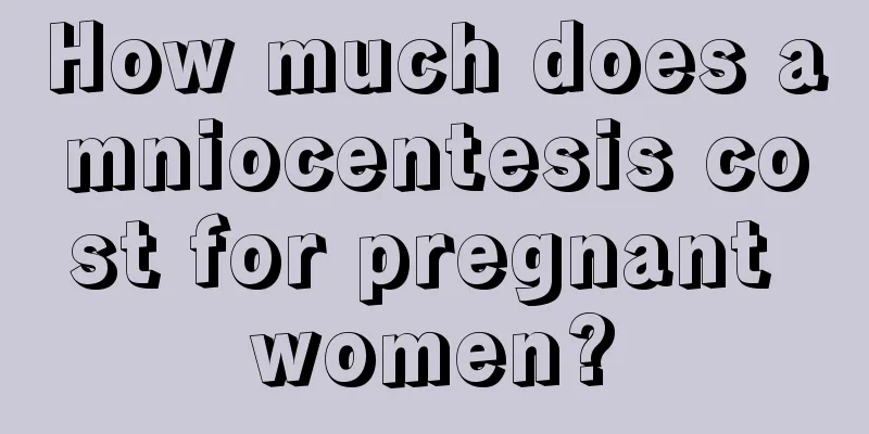 How much does amniocentesis cost for pregnant women?