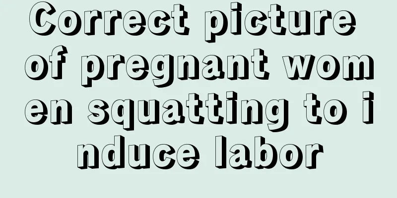 Correct picture of pregnant women squatting to induce labor